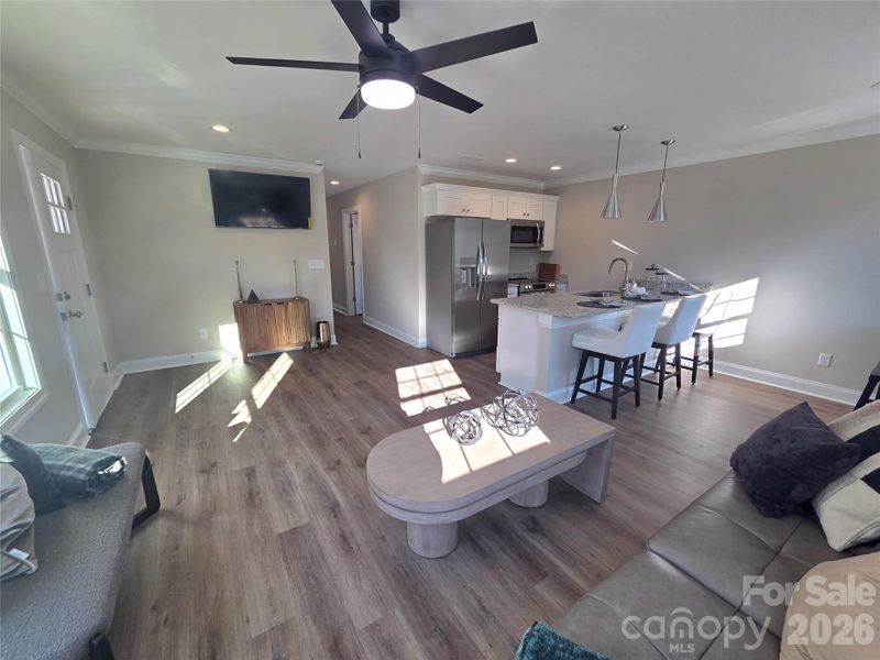 Furnished interior view inside a new home in , Hickory (Image 3).