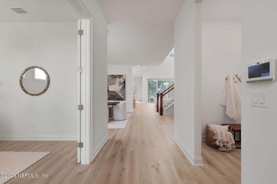 Furnished interior view inside a new home in Nocatee, Ponte Vedra (Image 12). Furnished interior view inside a new home in Nocatee, Ponte Vedra (Image 12).