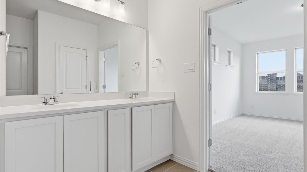 Furnished interior view inside a new home in Westridge Journey, Princeton (Image 32).