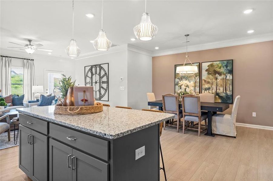 Furnished interior view inside a new home in Laurel Creek, Calhoun (Image 24). Furnished interior view inside a new home in Laurel Creek, Calhoun (Image 24).
