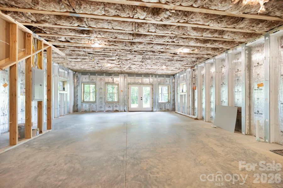 In-progress construction of a new home in , Asheville, NC (Image 37).