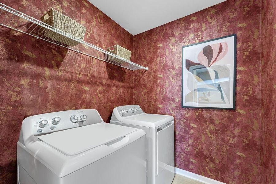 Representative furnished interior of a home built from the Stella by Taylor Morrison in Eagle Trace, Wendell (Image 32).