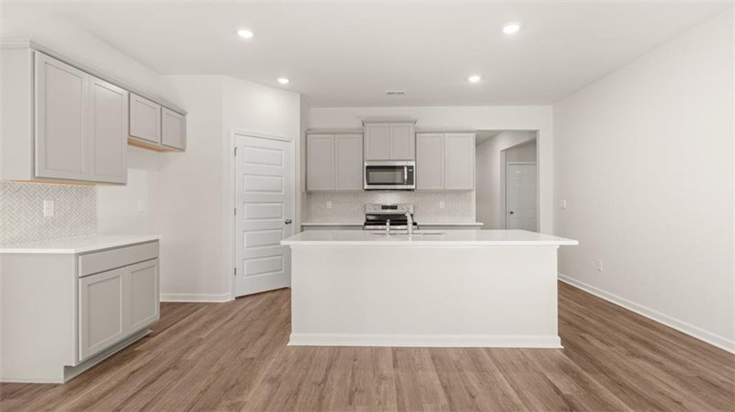 Furnished interior view inside a new home in Jackson Landing, Jefferson (Image 8).