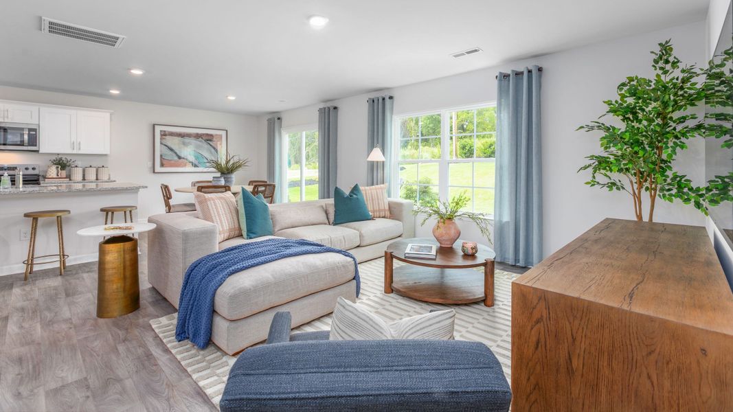 Furnished interior view inside a new home in Aurora Acres, Snow Camp (Image 13).