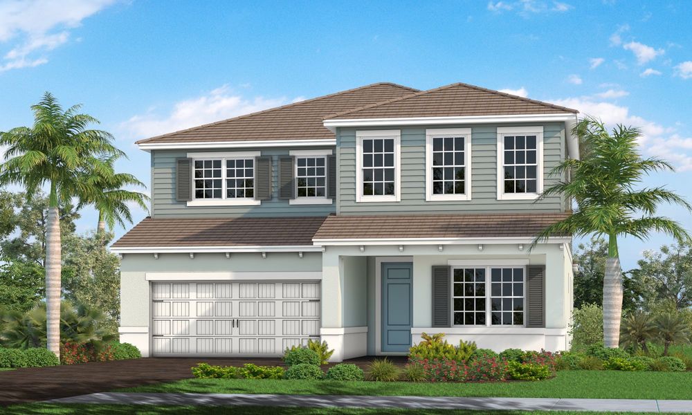 Representative exterior photo of a completed home built from the Artistry by Neal Communities in Palm Grove, Bradenton, FL (Image 24).