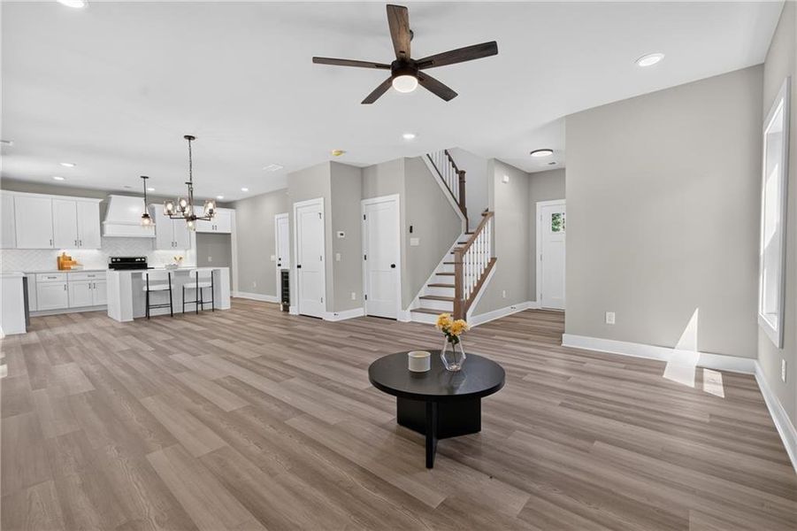 Furnished interior view inside a new home in , Cumming (Image 8).