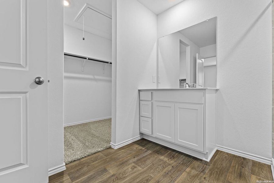 Furnished interior view inside a new home in Preserve at Medina, Von Ormy (Image 7).