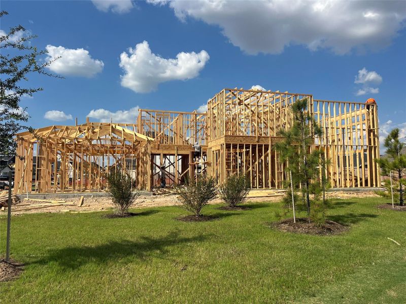 In-progress construction of a new home in , Katy, TX (Image 5).