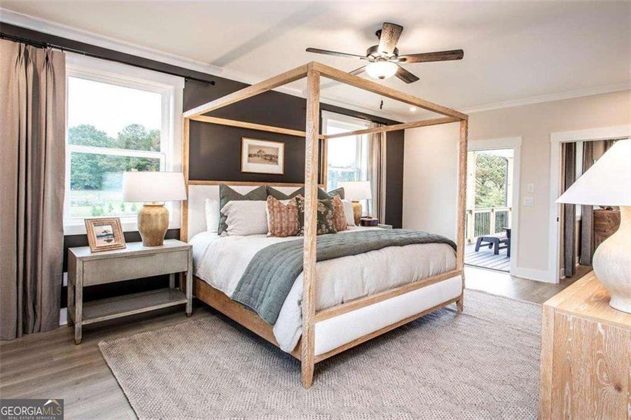 Furnished interior view inside a new home in The Paddocks at Doc Hughes, Buford (Image 10).