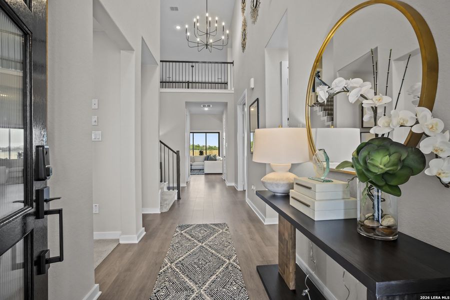 Furnished interior view inside a new home in The Parklands, Schertz (Image 14). Furnished interior view inside a new home in The Parklands, Schertz (Image 14).