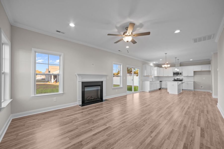Spacious, unfurnished interior of a new home in Arbor Hills South, Greenville (Image 23). Spacious, unfurnished interior of a new home in Arbor Hills South, Greenville (Image 23).