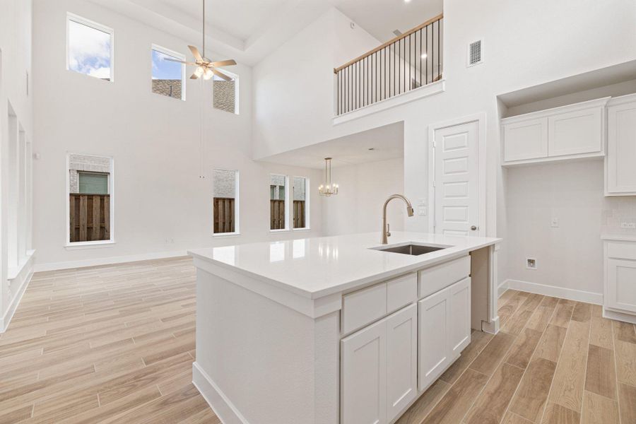 Furnished interior view inside a new home in Parmer Ranch, Georgetown (Image 7).