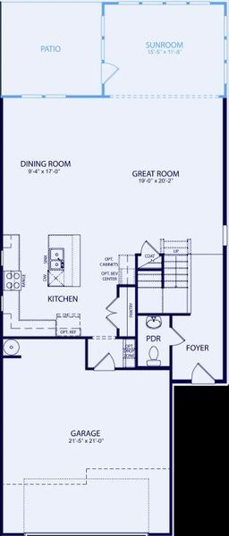 2D floor plan layout of this home in , Charleston, SC (Image 5).