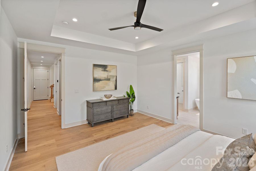 Furnished interior view inside a new home in , Clover (Image 17). Furnished interior view inside a new home in , Clover (Image 17).