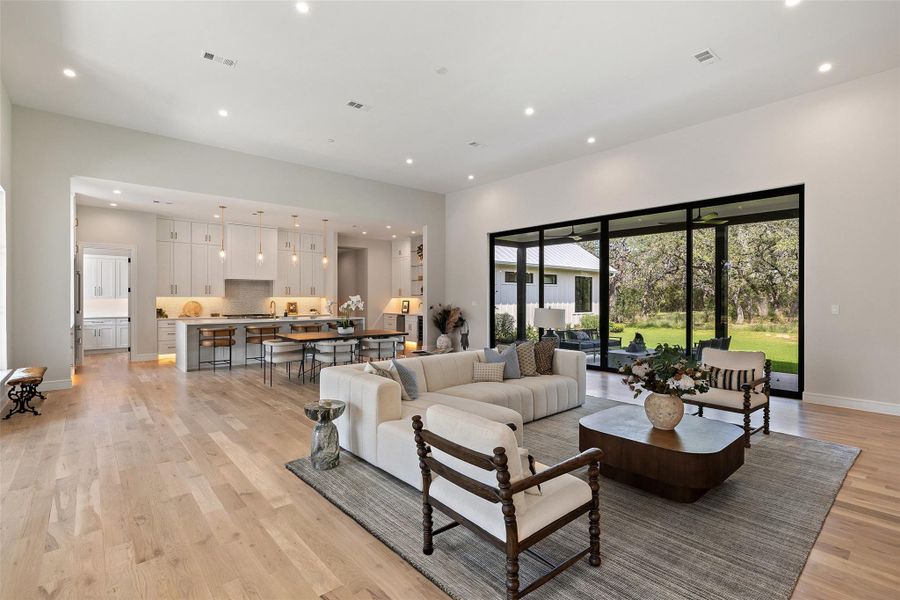 Furnished interior view inside a new home in , Johnson City (Image 25). Furnished interior view inside a new home in , Johnson City (Image 25).