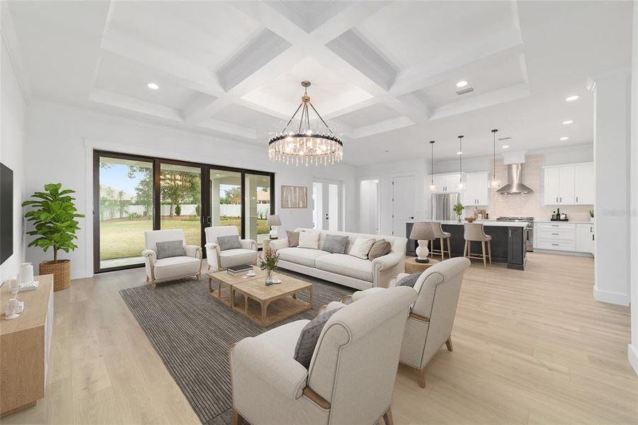 Furnished interior view inside a new home in , Ocala (Image 13).