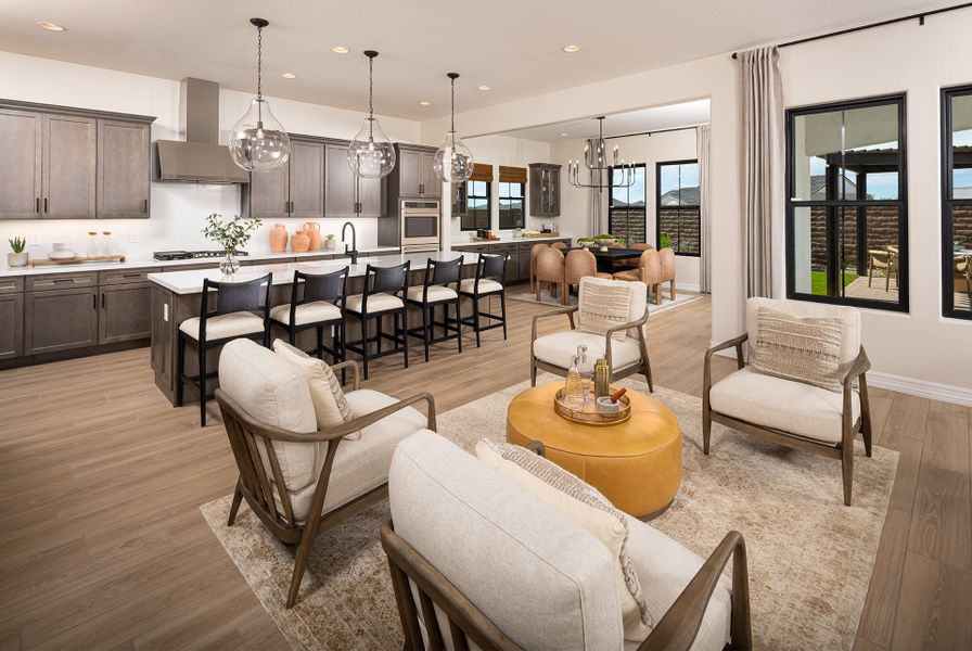 Representative furnished interior of a home built from the Heron by Taylor Morrison in Verdin Odyssey Collection, Phoenix (Image 6).