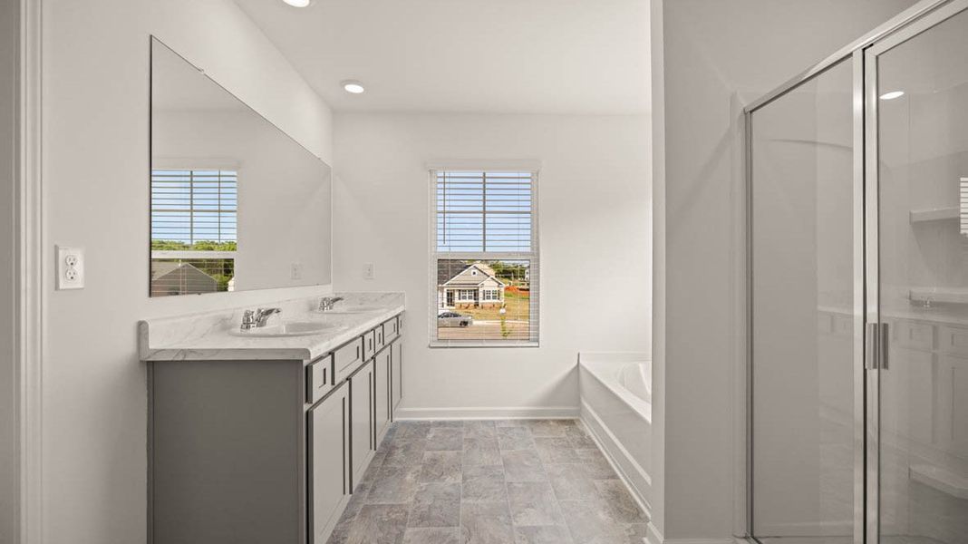 Furnished interior view inside a new home in Estates at Deer Hollow, Grovetown (Image 8).