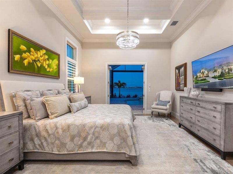 Furnished interior view inside a new home in , Sarasota (Image 54).