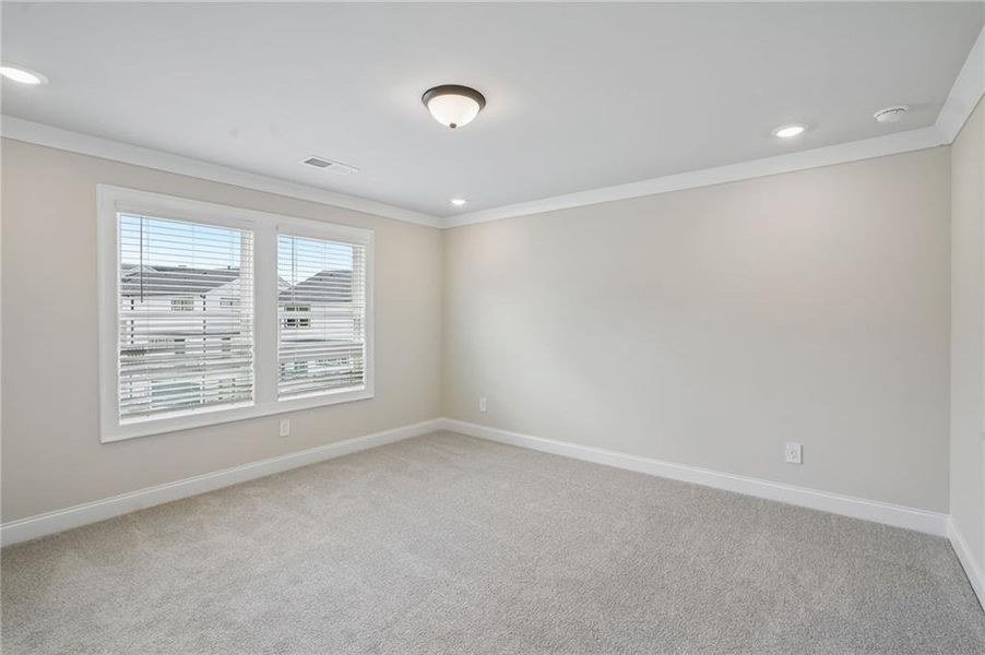 Spacious, unfurnished interior of a new home in Hemingway - Highland Series, Cumming (Image 35). Spacious, unfurnished interior of a new home in Hemingway - Highland Series, Cumming (Image 35).