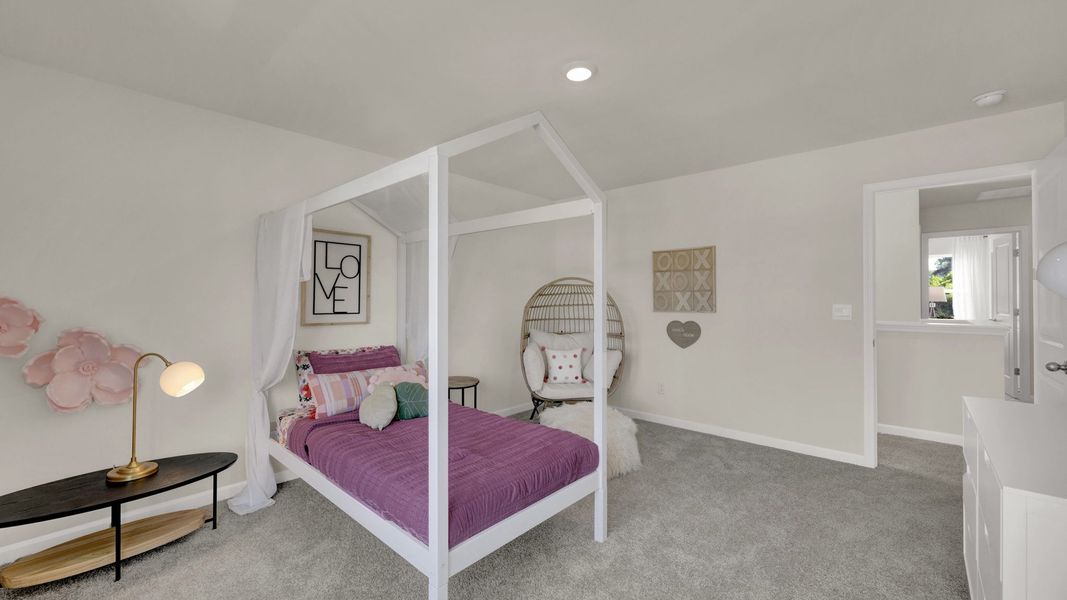 Furnished interior view inside a new home in Fox Hollow, Dalton (Image 32).
