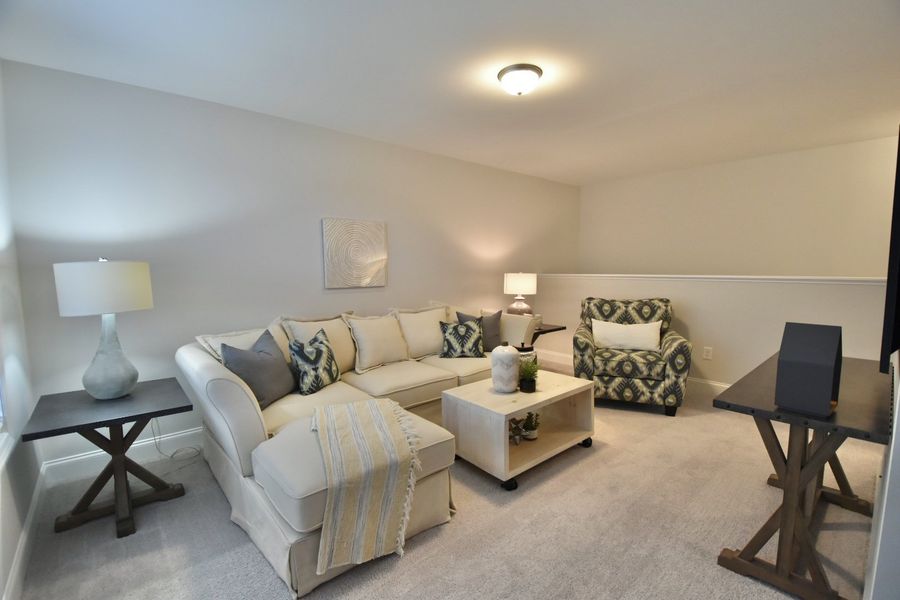 Representative furnished interior of a home built from the Mt. Vernon by Stevens Fine Homes in Parkwood Estates, Leland (Image 20).
