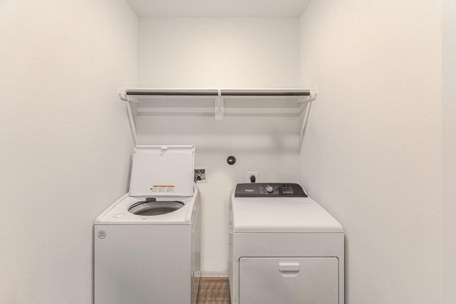 Furnished interior view inside a new home in Lonestar Collection at Aurora, Katy (Image 13). Furnished interior view inside a new home in Lonestar Collection at Aurora, Katy (Image 13).