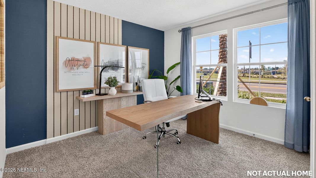 Furnished interior view inside a new home in Rookery, Green Cove Springs (Image 15).