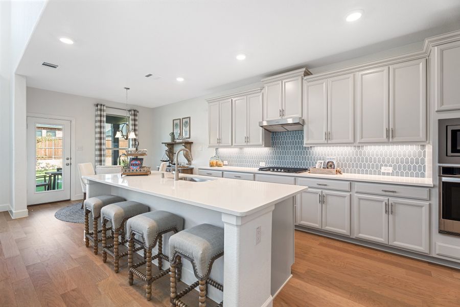 Representative furnished interior of a home built from the Madison by Beazer Homes in Lovers Landing, Forney (Image 7).