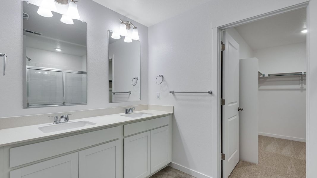Furnished interior view inside a new home in Trails at Crowfoot, Parker (Image 10).