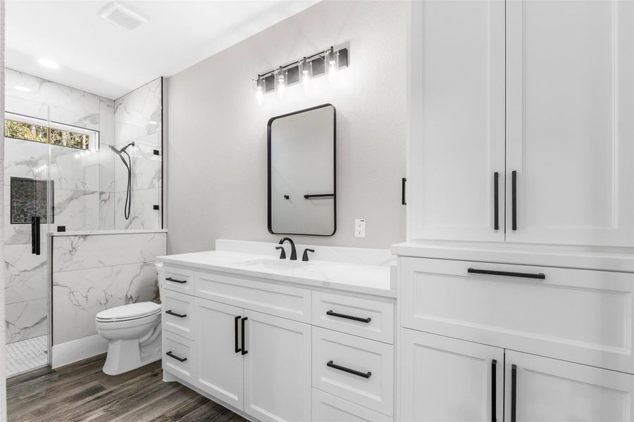 Furnished interior view inside a new home in , Cleveland (Image 10).