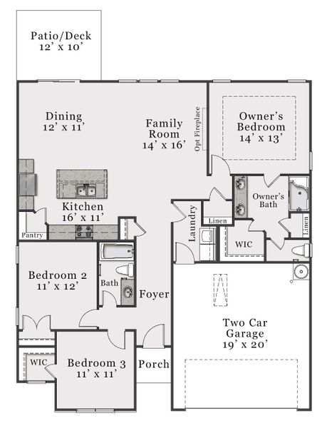 Craftsman First Floor