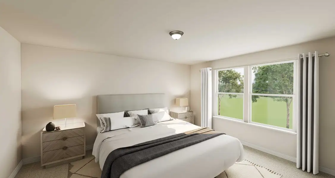 Furnished interior view inside a new home in Mason Woods, Cypress (Image 6).