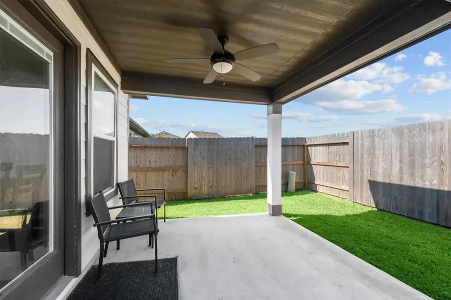 Exterior details and patio area of a home in , Houston (Image 23). Exterior details and patio area of a home in , Houston (Image 23).