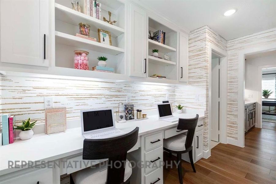 Furnished interior view inside a new home in Star Trail, Prosper (Image 14).