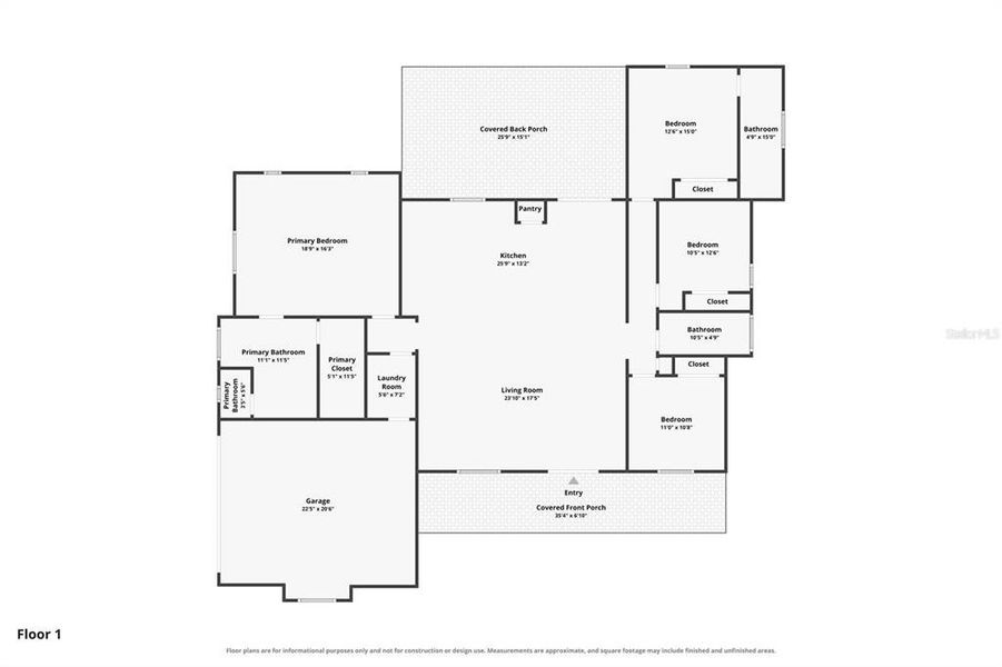 2D floor plan layout of this home in , Ocala, FL (Image 5). 2D floor plan layout of this home in , Ocala, FL (Image 5).