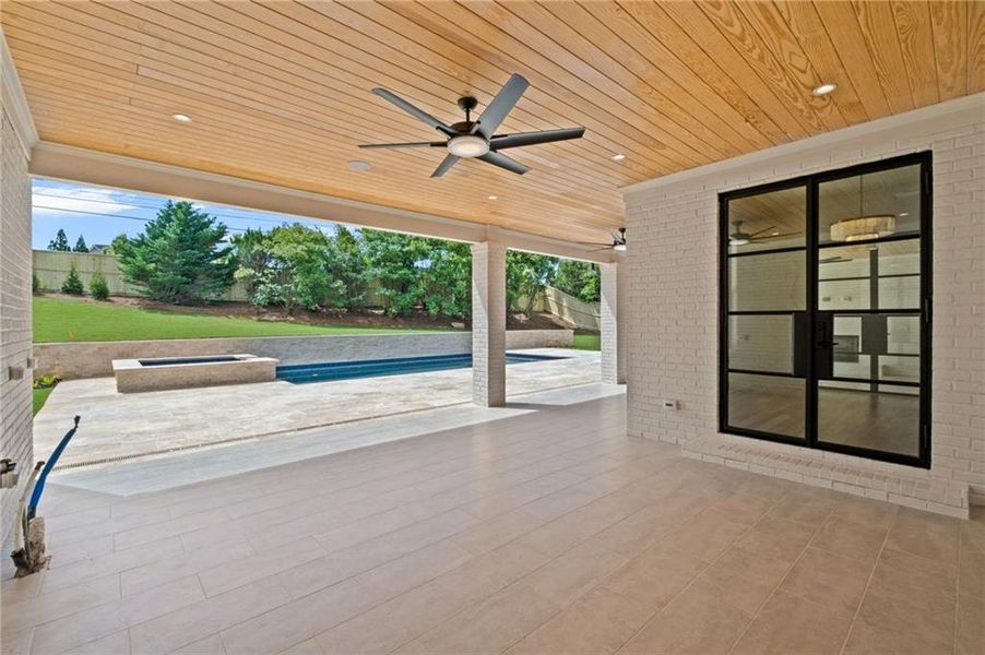 Exterior details and patio area of a home in , Marietta (Image 30).