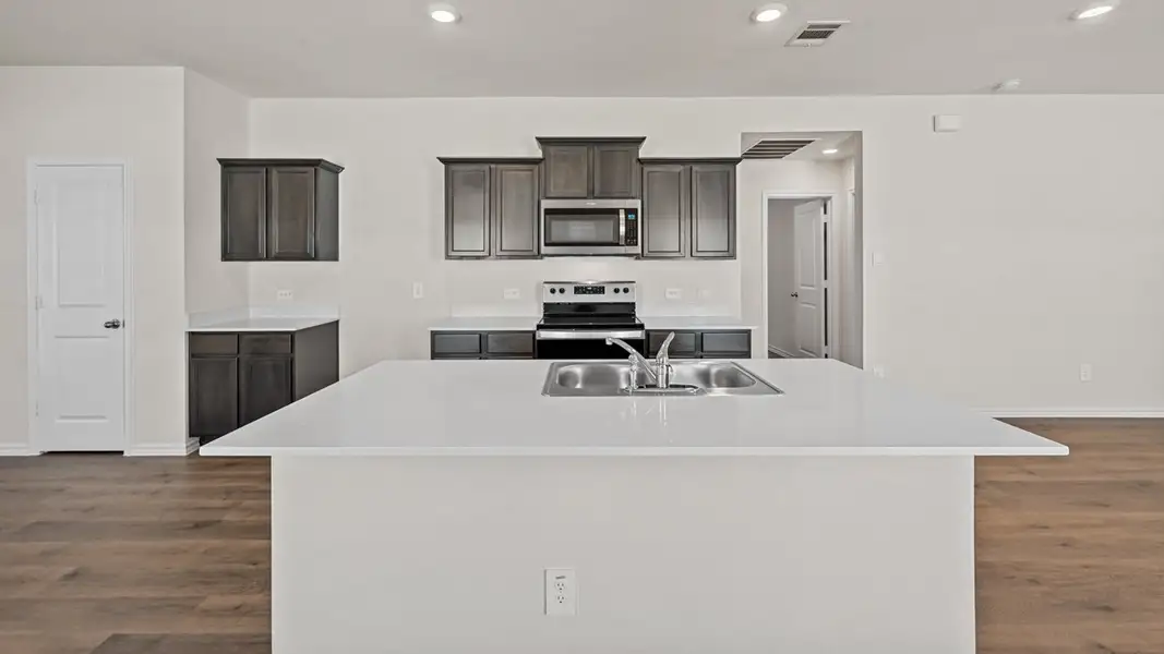 Furnished interior view inside a new home in Wildcat Ranch, Crandall (Image 3). Furnished interior view inside a new home in Wildcat Ranch, Crandall (Image 3).