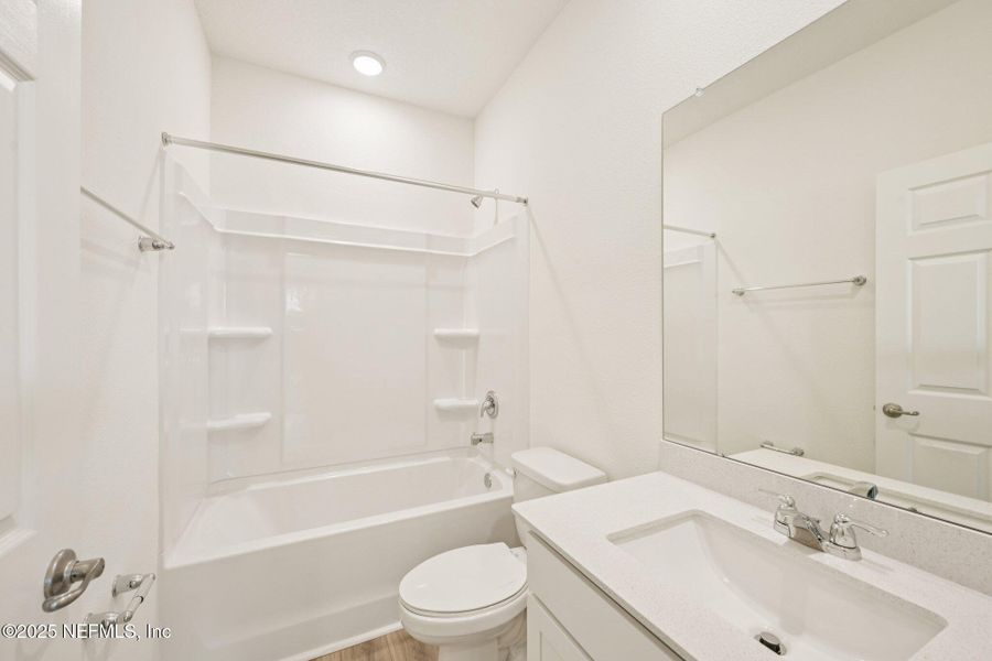 Furnished interior view inside a new home in Panther Creek, Jacksonville (Image 10). Furnished interior view inside a new home in Panther Creek, Jacksonville (Image 10).