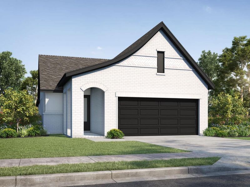 Front exterior of a home in the Grange 40' Homesites community, located in Katy, TX (Image 12).