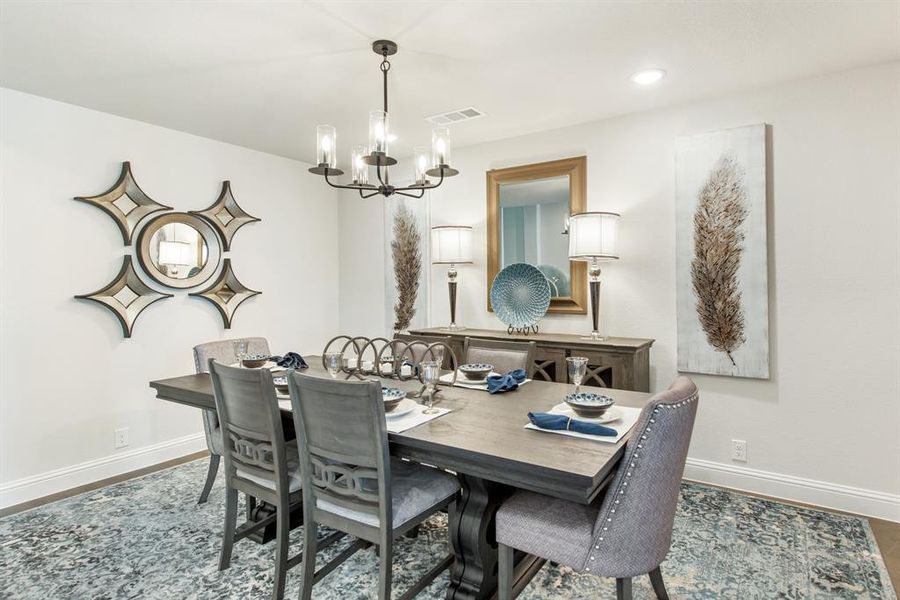 Furnished interior view inside a new home in Trees Farm, DeSoto (Image 15).