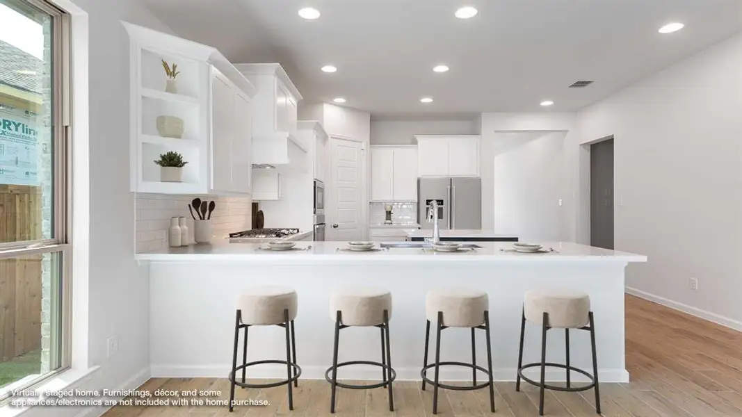 Furnished interior view inside a new home in Devonshire - Reserve 45', Forney (Image 8).