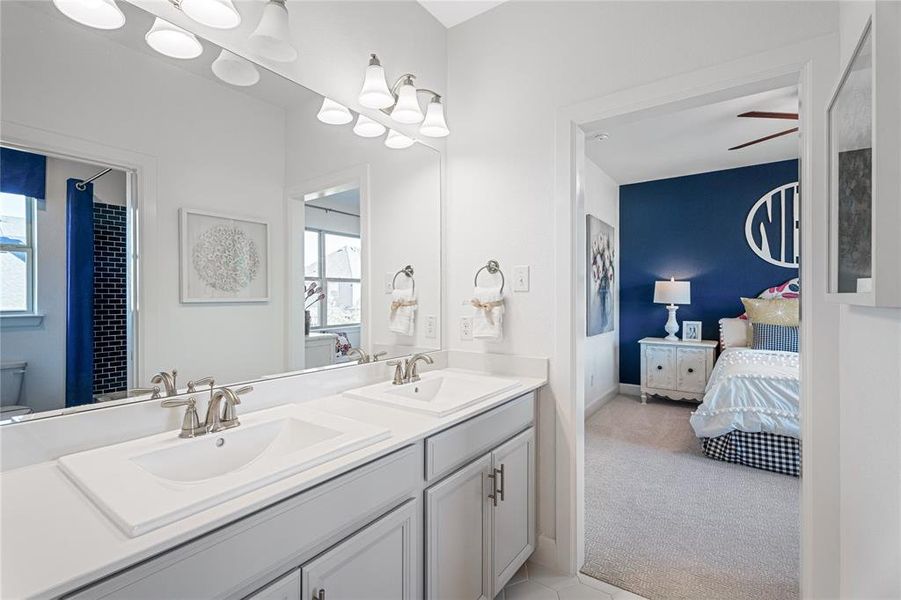 Beazer Homes Lovers Landing Madison Floorplan. This is not a photo of the actual home, but is a photo of the Madison floorplan.