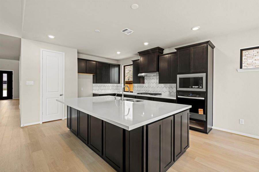 Furnished interior view inside a new home in The Highlands, Porter (Image 7).