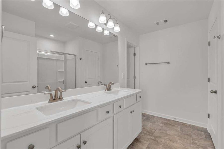 Furnished interior view inside a new home in The View at Groover's Lake, Lithia Springs (Image 7).