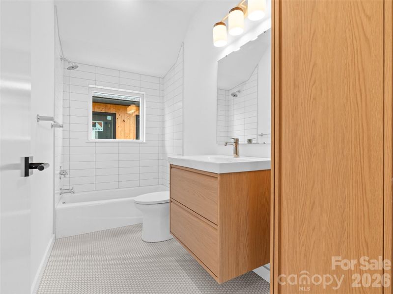 Upper level bathroom