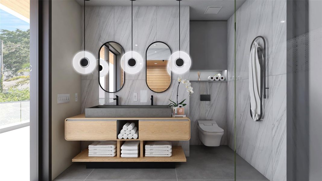 Furnished interior view inside a new home in , Fort Lauderdale (Image 16). Furnished interior view inside a new home in , Fort Lauderdale (Image 16).