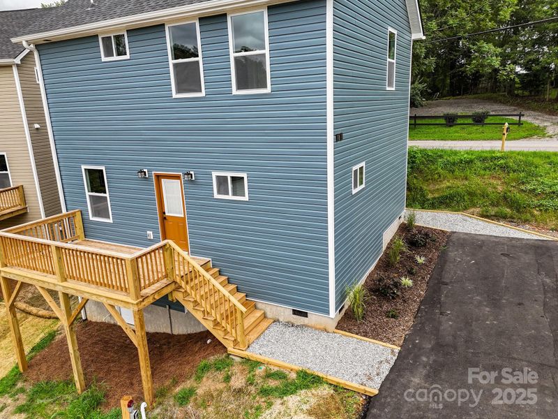 Front exterior of a new home in , Asheville, NC, highlighting curb appeal (Image 2).