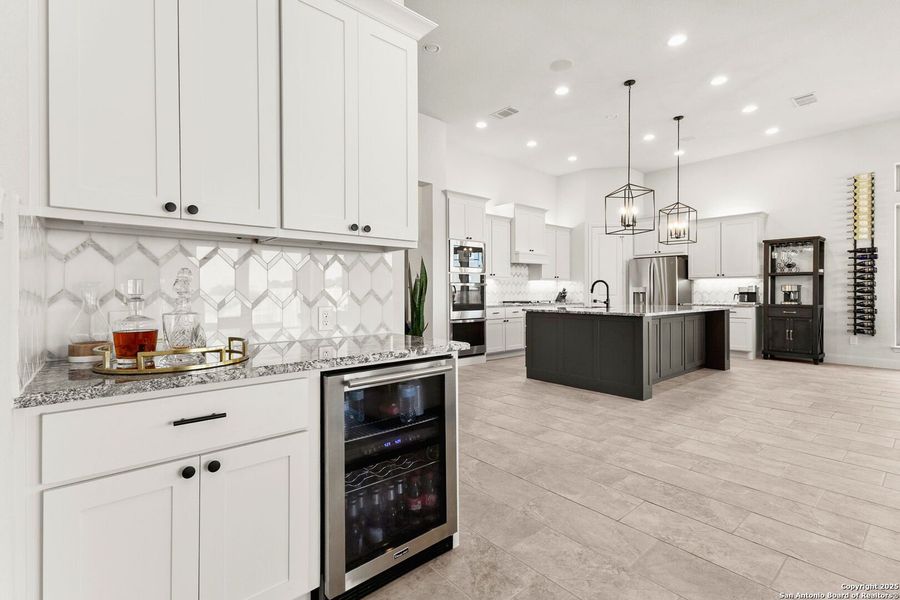 Furnished interior view inside a new home in Meadows Of Mill Creek 60', Seguin (Image 13).