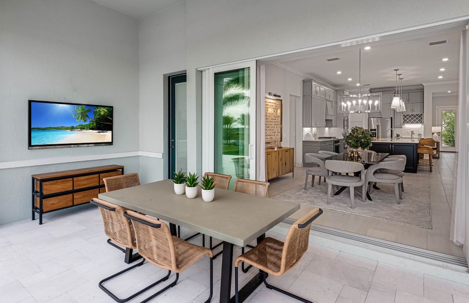Furnished interior view inside a new home in Avondale at Avenir, Palm Beach Gardens (Image 14).